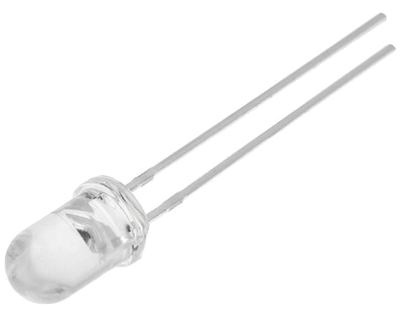 LED 5mm kirkas 1300-2200mcd keltainen (503YC2E-4CE)