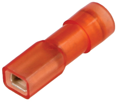 Laattaliitin eristetty 2,8x0,5mm naaras punainen 0,5-1,5mm² (BM 80395)