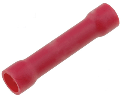 Jatkoliitin eristetty punainen 0,5-1,5mm²