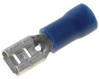 Laattaliitin 4,8x0,8mm naaras sininen 1,5-2,5mm²
