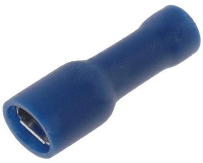 Laattaliitin eristetty 4,8x0,8mm naaras sininen 1,5-2,5mm²