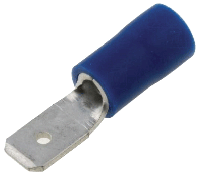 Laattaliitin 4,8x0,8mm uros sininen 1,5-2,5mm²