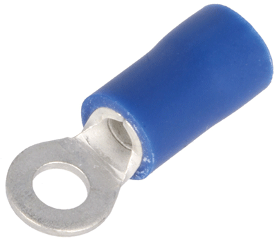 Rengasliitin 3mm sininen 1,5-2,5mm²