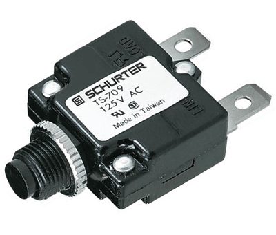 Ylivirtasuoja 125Vac/32Vdc 12A