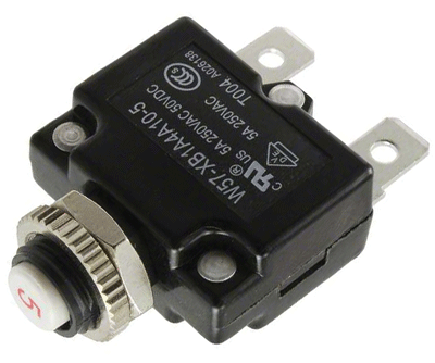 Ylivirtasuoja 250Vac/50Vdc 5A Ylivirtasuoja 250Vac/50Vdc 5A