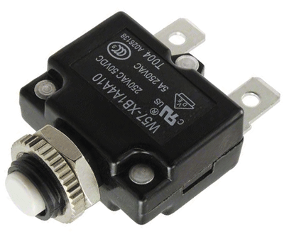 Ylivirtasuoja 250Vac/50Vdc 15A