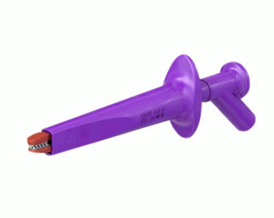 Tartuntamittapää 4mm turvabanaaniliittimelle Cat IV 1000V violetti (66.9474-26)