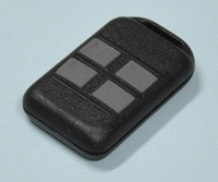 Painikekotelo 59x35,5x13mm musta 4 painikkeella *