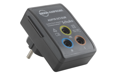 Mittausadapteri schukopistorasiaan