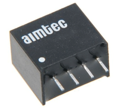 DC/DC-jännitemuunnin 5Vdc/12Vdc 160mA 2W (AM2S-0512SZ)