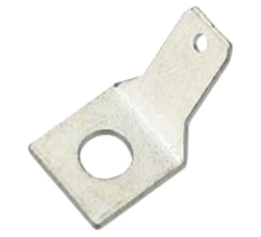 Laattaliitin ruuvikiinnityksellä uros 4,8x0,8mm/M3,5 45° (K5-00AH)