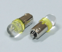 LED-lamppu Ba9s 12Vdc 0,2W keltainen