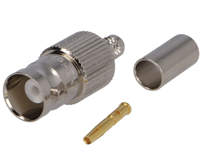 BNC-jatkopistoke naaras puristettava 50ohm RG-58U BNC-jatkopistoke naaras puristettava 50ohm RG-58U