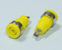 Turvabanaanihylsy 4mm keltainen