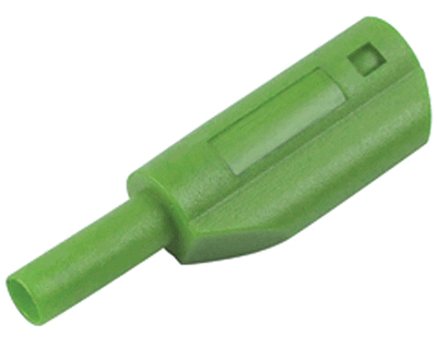 Turvabanaanipistoke 2mm vihreä