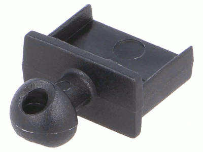 Suojakansi USB-A naarasliittimille muovi musta (CP30292)