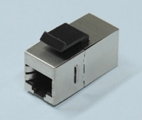 Modular-jatkoliitin paneeliasennukseen Cat5e 8/8-napainen (RJ45) suojattu STP