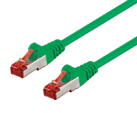 Cat6-liitäntäkaapeli suojattu (S/FTP) 1,5m vihreä