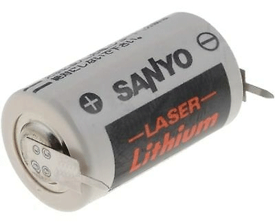Litium-paristo piirilevylle 3V 850mAh 1/2AA (CR14250SET-FT)