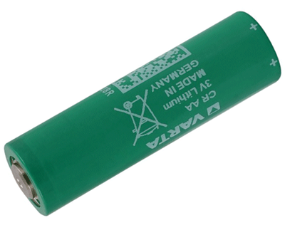 Litium-paristo paristonupilla AA 3V 2000mAh (6117)