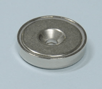 Kestomagneetti kiinnitysreiällä Neodymium N38 32x7,0mm