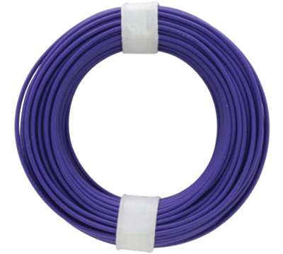 Kytkentäjohto 60Vdc 0,14mm² violetti 10m/rll (118-6)