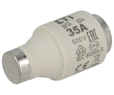 Tulppasulake DIII 35A 500Vac gG (002313401)