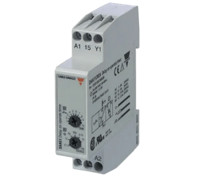 Vetohidastusrele DIN-kiskoon 24Vdc/24-240Vac