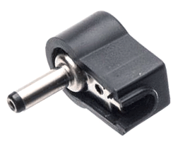 DC-pistoke kulma 1,3mm/3,4mm (MP-121WL)