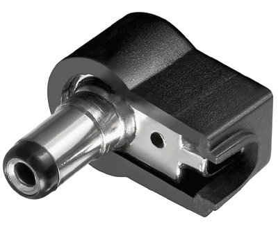 DC-pistoke 9mm/kulma 2,1mm/5,5mm