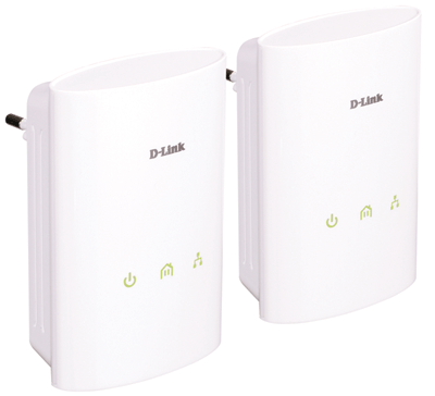 Schuko/LAN-adapteripari (HomePlug) 200Mbps