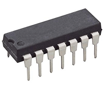 Operaatiovahvistin nelikkö CMOS Low-Power DIL-14