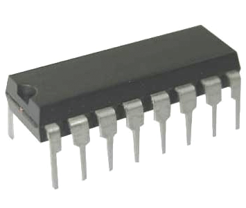 BCD to 7-segment decoder DIL-16