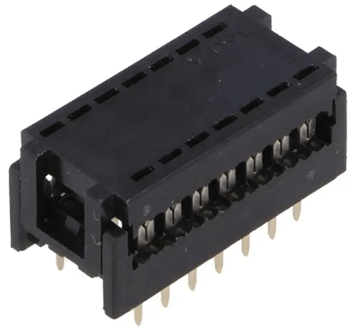 Nauhakaapeliliitin piirilevylle 16-nap. DIL-16 (DS1019-16NB2B) Nauhakaapeliliitin piirilevylle 16-nap. DIL-16 (DS1019-16NB2B)