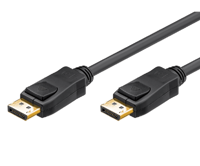 DisplayPort-liitäntäkaapeli 1.2 Ultra-HD/4K musta 0,5m