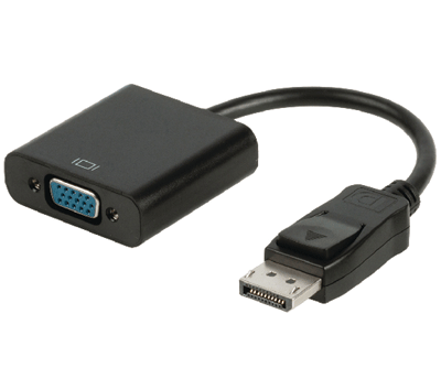 Adapteri DisplayPort-uros/VGA-naaras 0,2m