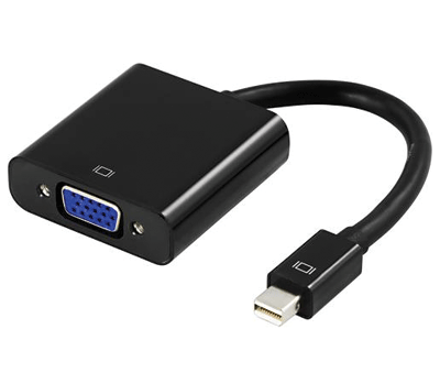 Adapteri mini-DisplayPort-uros/VGA-naaras 0,1m