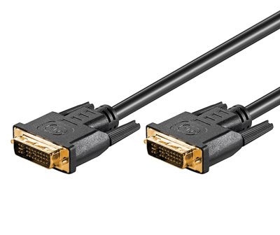 DVI-I-liitäntäkaapeli Dual-Link musta 3m