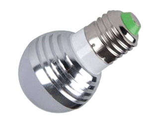 LED-lamppu E27 12-24Vdc 3W 250lm lämmin valkoinen