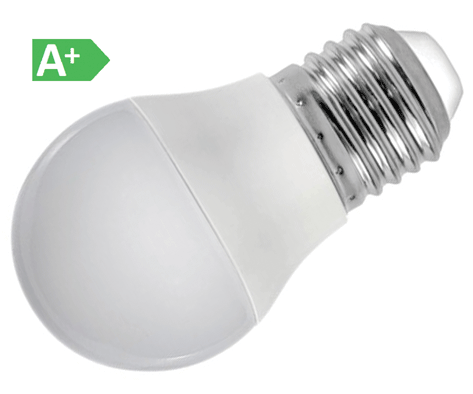 LED-lamppu E27 MiniGlobe 230Vac 8W 720lm 3000K lämmin valkoinen