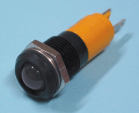 Led-kaluste 14mm musta/keltainen IP67