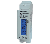 Energiankulutusmittari DIN-kiskoon 1-vaihe 5A/40A 230Vac