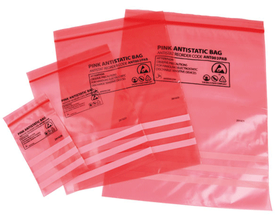 Antistaattinen (ESD) pussi sulkijalla 102x152mm 100kpl/pkk Antistaattinen (ESD) pussi sulkijalla 102x152mm 100kpl/pkk