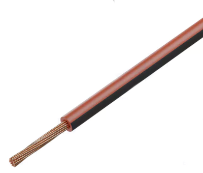 Kytkentäjohto 60Vdc 0,5mm² punainen/musta 100m/rll