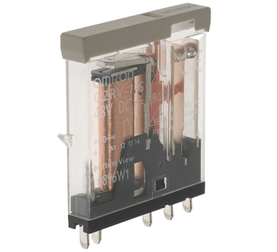 Rele G2RV-sarjan relemoduleihin 48Vdc/250Vac 6A