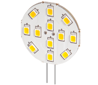LED-lamppu G-4 12V 2W 230lm lämmin valkoinen