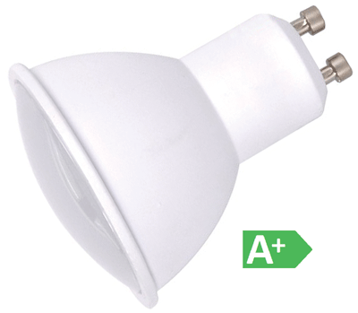 LED-lamppu GU10 230Vac 5W 400lm 4000K normaalivalkoinen (päivänvalo)