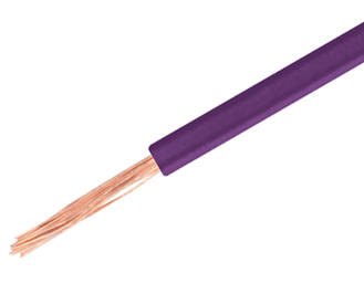 Kytkentäjohto halogeenivapaa (LSZH) 1,5mm² violetti 100m/rll