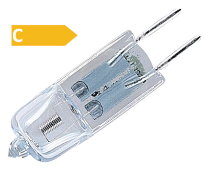 Halogen-lamppu GY-6,35 12V 50W