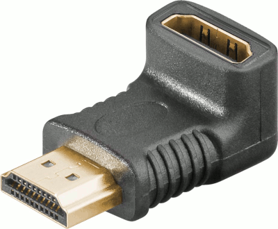 HDMI-kulma-adapteri uros/naaras